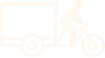 Pictogramme d'un triporteur publicitaire.