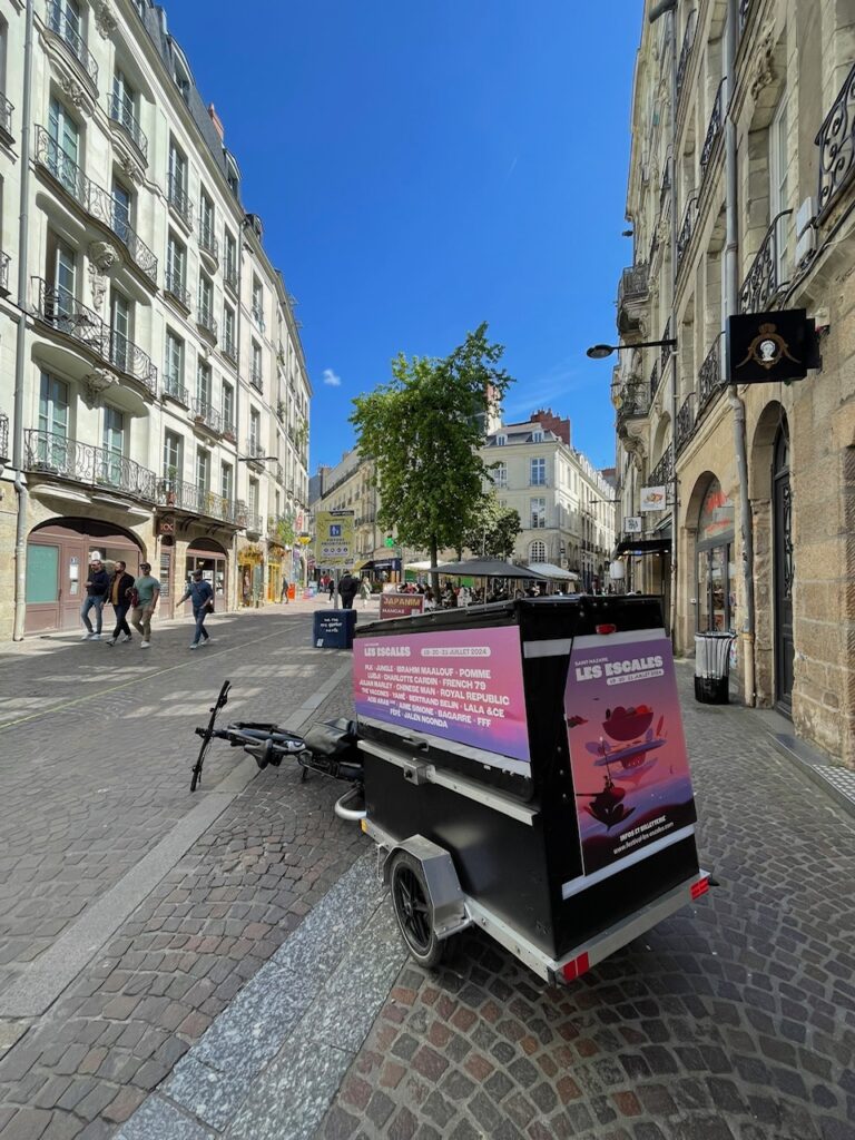 Campagne de communication du festival Les Escales à Nantes.