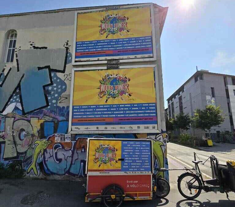 Campagne de communication d'un festival à Lyon.