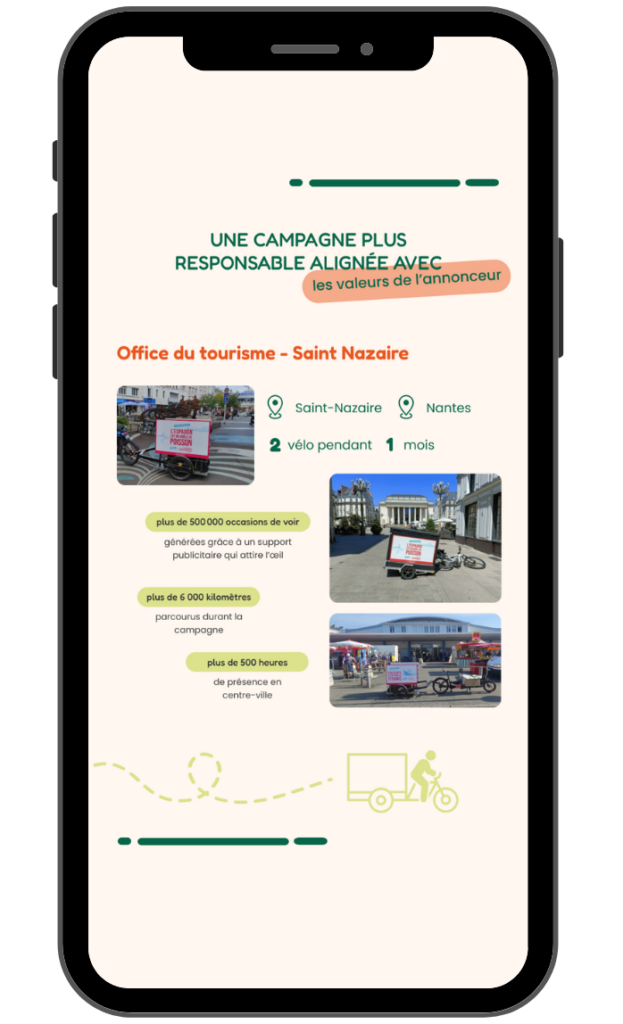 Publiciité ooh mockup d'une story.